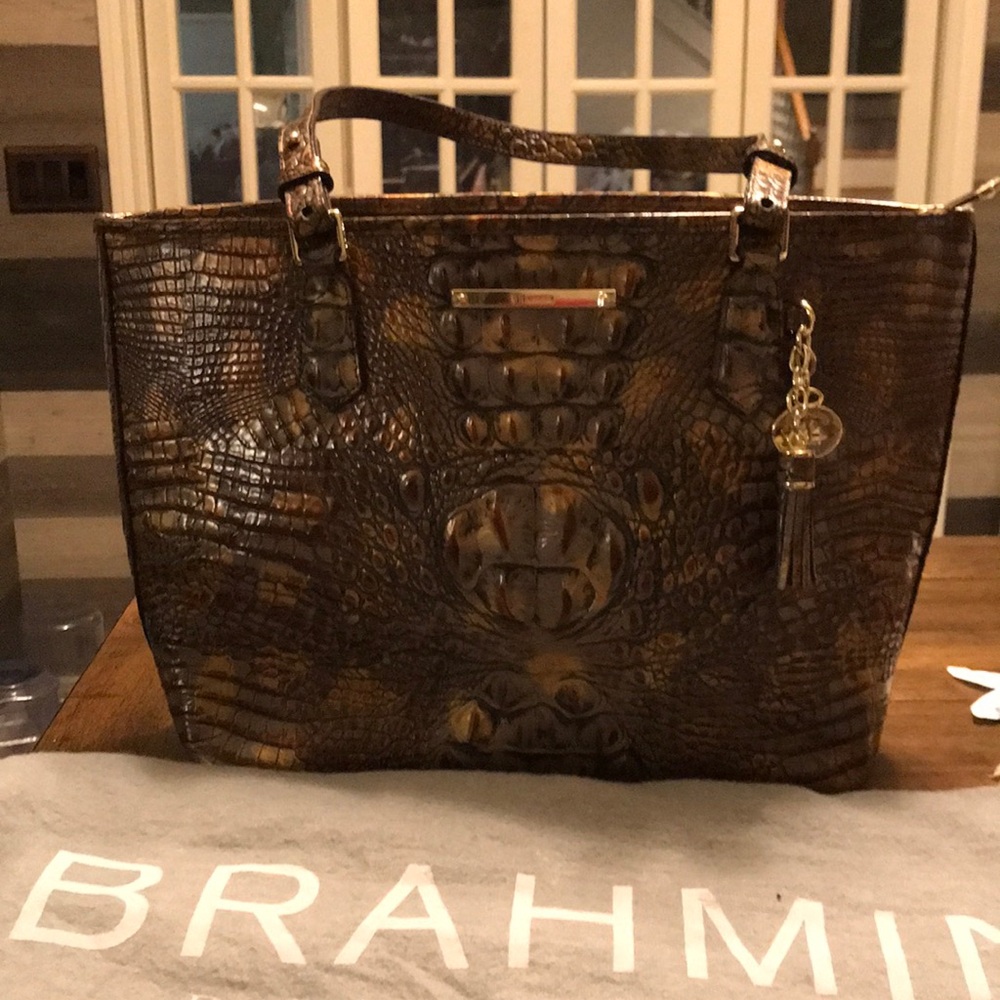 Brown copper color, genuine leather new